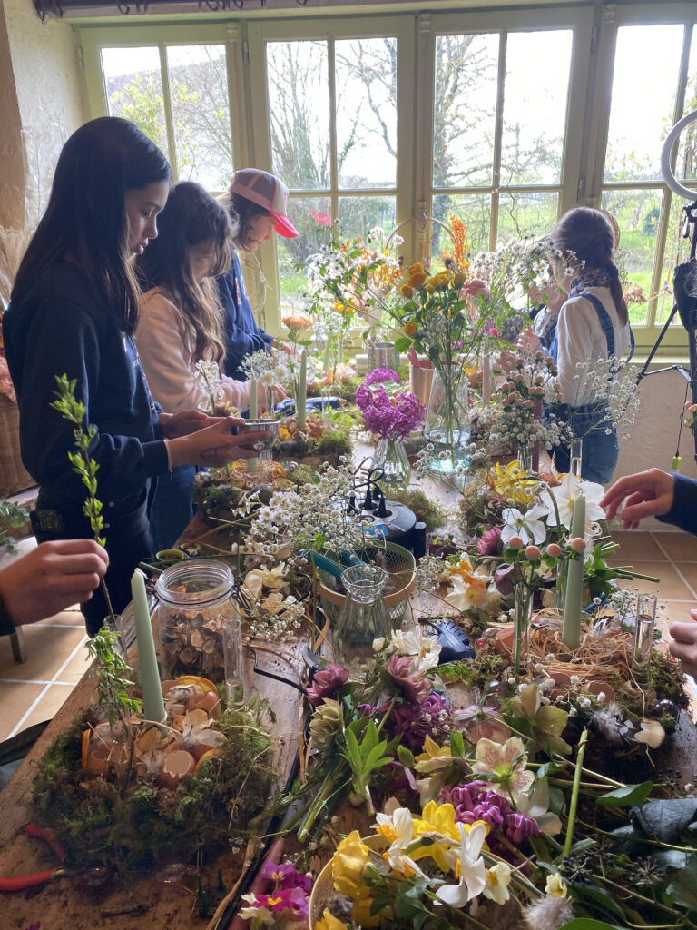 Atelier floral tours enfants