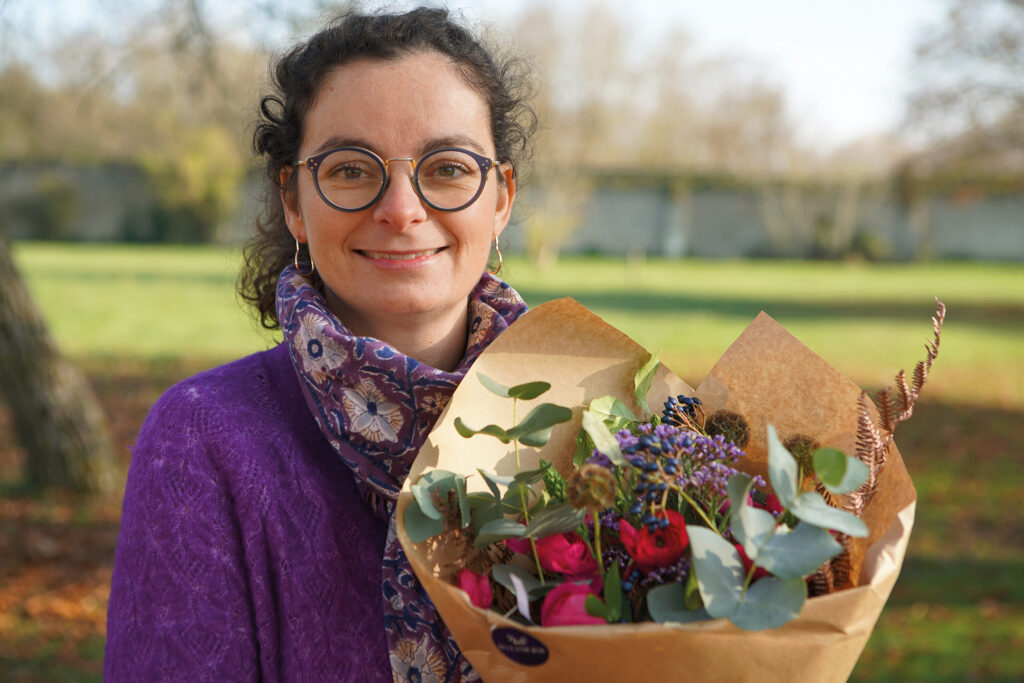 Camille, gérante de botanicame à Vouvray